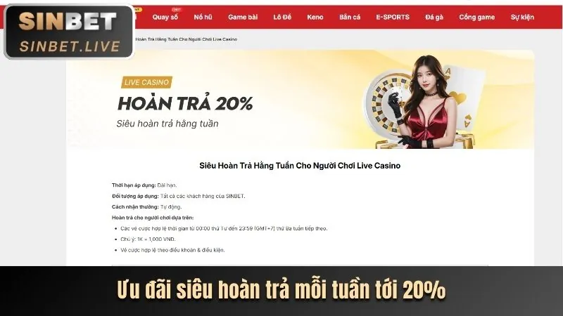 Thưởng nạp tiền 3bet Win